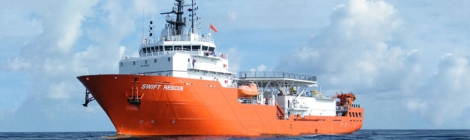 El buques de rescate submarino MV Swift Rescue