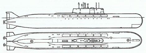 Submarino Clase Oscar II.